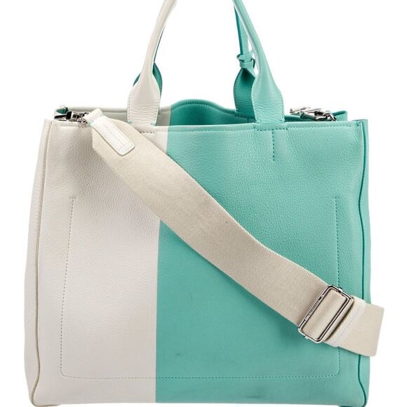 Tiffany Color Block Tote Bag - Picture 5 of 14